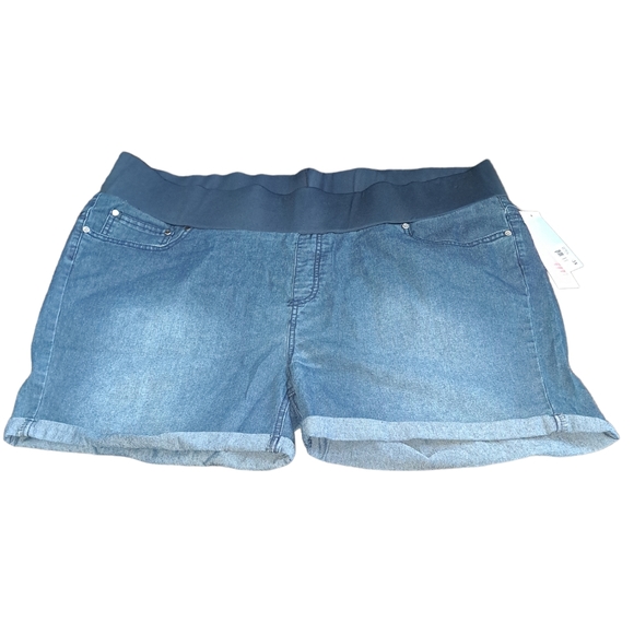 ⛄️Oh! Mamma Maternity Jean Shorts - Picture 1 of 7
